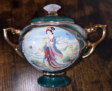 Bradford Beauties of the Red Mansion Heirloom Porcelain Music Box Li Wan