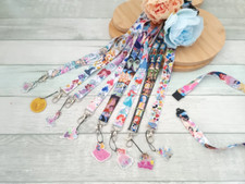 Disney Character 101 Dalmatians holiday ID lanyard keychain card Safety Clip