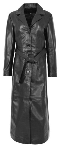 Women soft black leather - black,