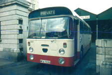 ORIGINAL BURTON CORPORATION BUS COLOUR SLIDE OF A DAMILER SINGLE DECKER 103.