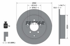 2x New Brake Disc for HYUNDAI