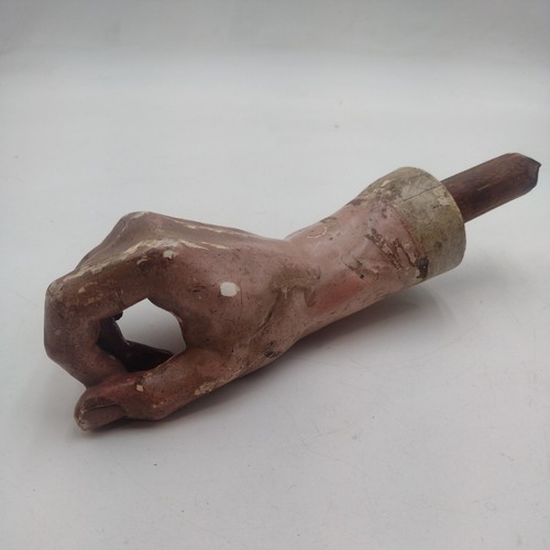 Antique wooden mannequin - mannequin, hand
