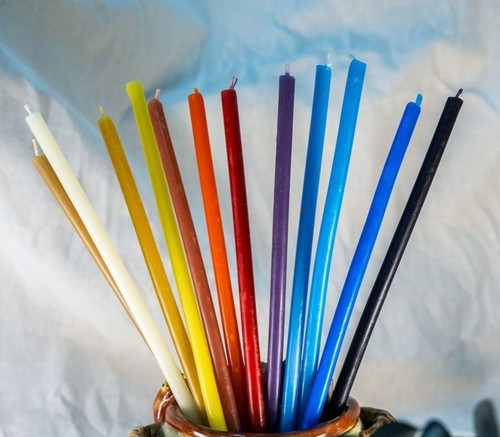 Handmade beeswax candles - beeswax,