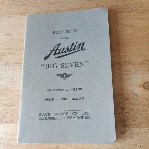 Austin seven handbook 1523b - austin,