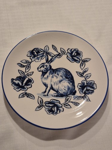 Molly hatch rabbit - plate., blue