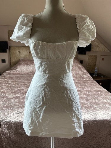 Zara mini backless white dress - mini,