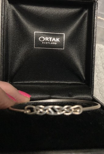 Vintage sterling silver bangle - vintage,