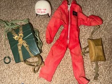 Vintage Action Man Skydiver Red Devil 