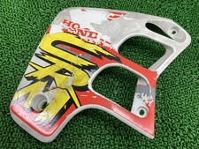 Used Honda CRM250R left shroud, white, KS7, MD24, suitable for repairs, no s...