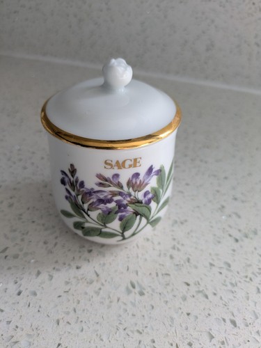 Royal worcester sage jar - worcester,