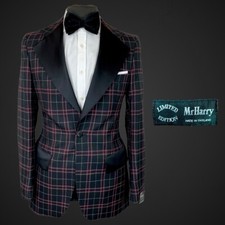 VTG Check Tuxedo Dinner Jacket