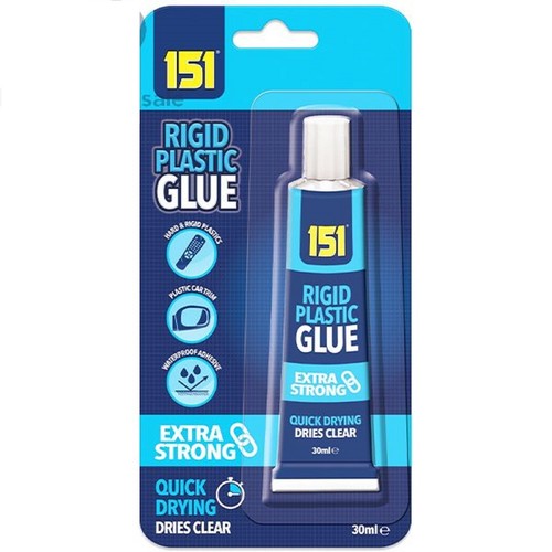 Rigid hard plastic glue - hard,