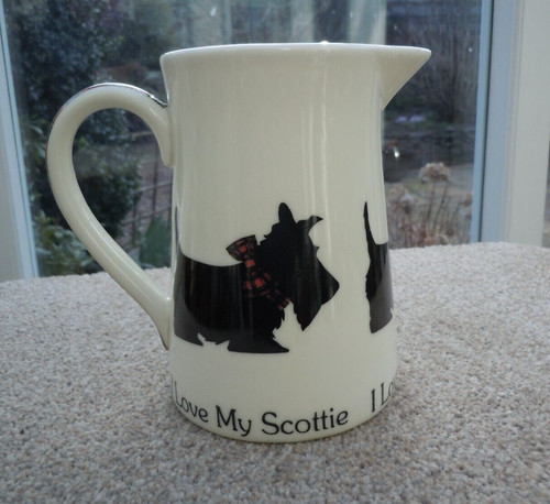 Ceramic jug scottie dog - jug,
