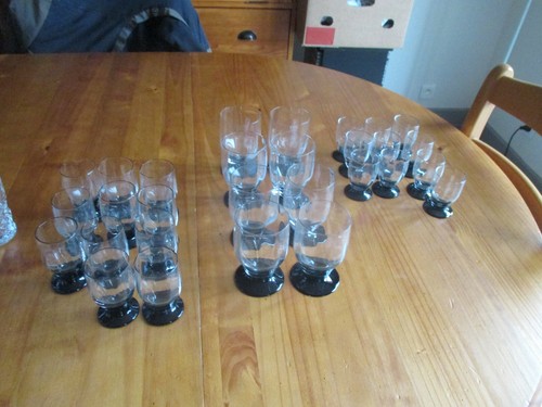 Crystal port glass - ,
