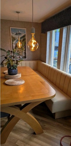 Corner dinning bench fixed - bench,