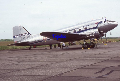 35mm airliner slide douglas - airliner,