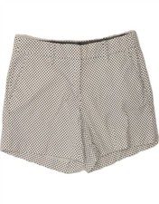 NAUTICA Womens Chino Shorts US 2 XS W30 White Polka Dot Cotton Q205