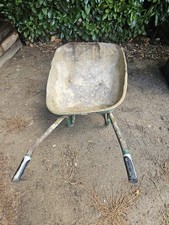 Haemmerlin Pneumatic Tyre Steel Wheelbarrow 90L Green