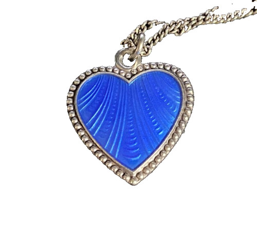 Vintage silver 830s blue - vintage,