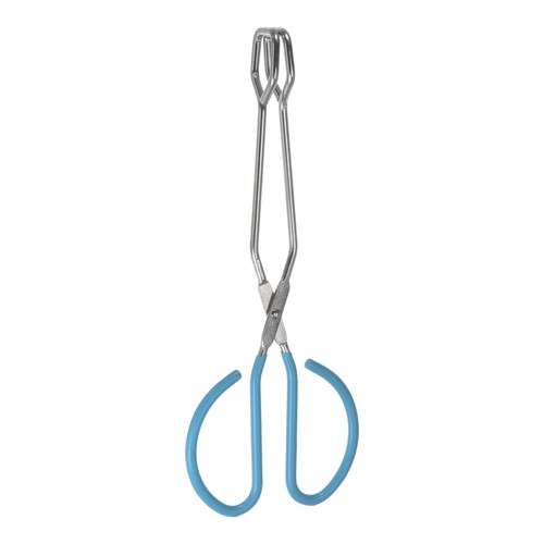 Stainless steel scissor tongs - steel,