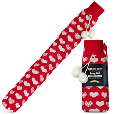 Hot Water Bottle With Fleece