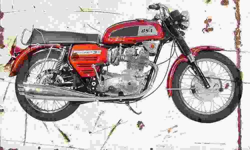Bsa rocket3 1969 aged vintage - bsa,