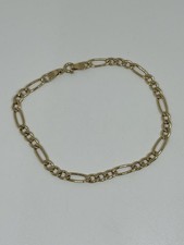 9ct solid gold figaro - 9ct,