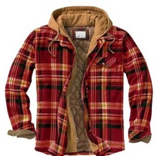 Men's Long-Sleeved Plaid Shirt