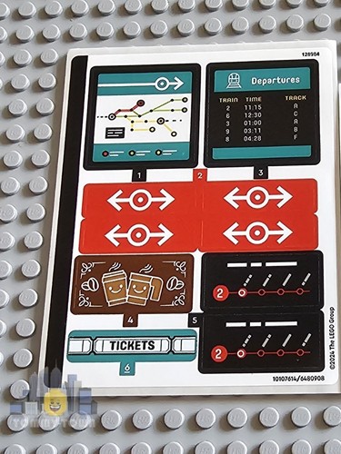 Lego city traffic sticker - city,