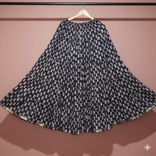 Indian Ethnic Wrap Skirt Maxi