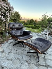 Vintage Brown Leather Eames