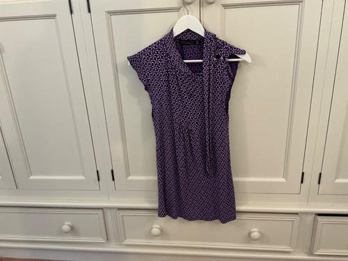Zara purple mini dress size - purple,