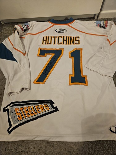 Game worn hockey - worn,