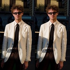 White Linen Men's Safari