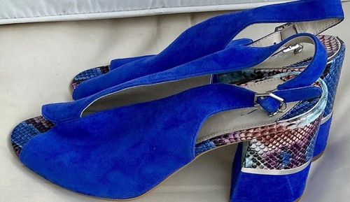 Moda pelle blue suede - moda,