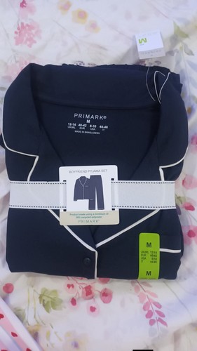 New navy primark pjs medium - navy,