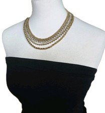 Butler & Wilson Gold Necklace Statment Jewellery Signed Branded  Elegance Iconic