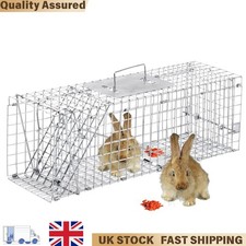 Squirrel Cage Heavy Duty Live Trap - Foldable Bait Cage for Rats & Vermin