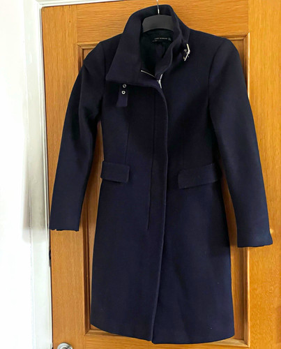 Zara woman navy wool - woman,