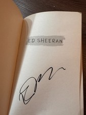 Ed Sheeran Hand Signed British