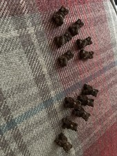 12 Little Resin Bears Miniature Figures