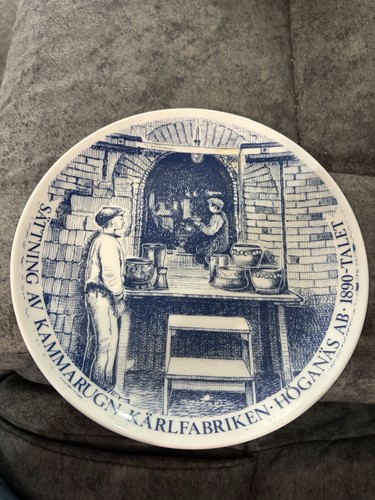 Blue white print china - white, plate
