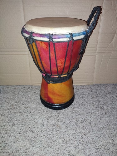 Djembe drum african dark wood - drum,