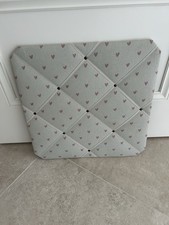 Pretty handmade pinboard - Sophie Allport pink hearts fabric