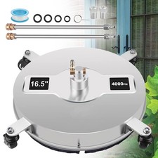16.5" Pressure Washer Surface Cleaner,Rotary Flat Patio Cleaner Stainless Steel