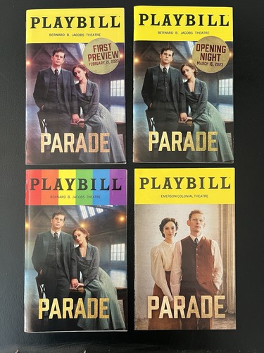 Parade broadway playbill - parade,