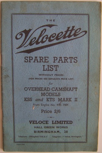 Velocette kss kts 1949 - velocette, mk