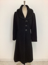 Vintage 80s does 50s Laura Ashley coat wool cashmere blend riding overcoat #V4