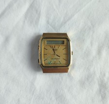 Seiko Gents' Analog & Digital Quartz Watch Head-Dec 1990-H357 5009-Spares/Repair