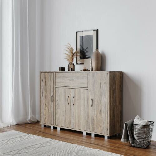Grey oak wooden - wooden, cabinet